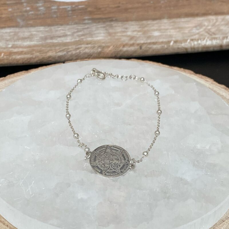 Pulsera Sello Arcángeles - Plata de Ley