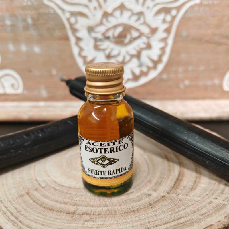 Aceite para Rituales Suerte Rápida