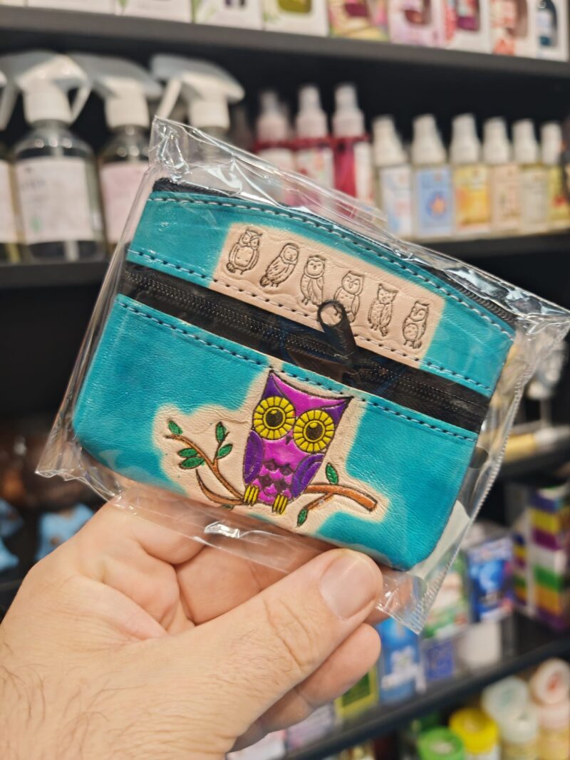 Monedero Búho Turquesa