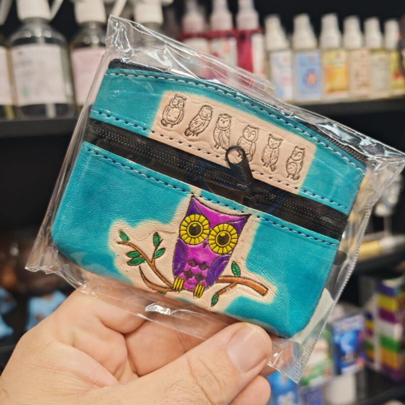 Monedero Búho Turquesa