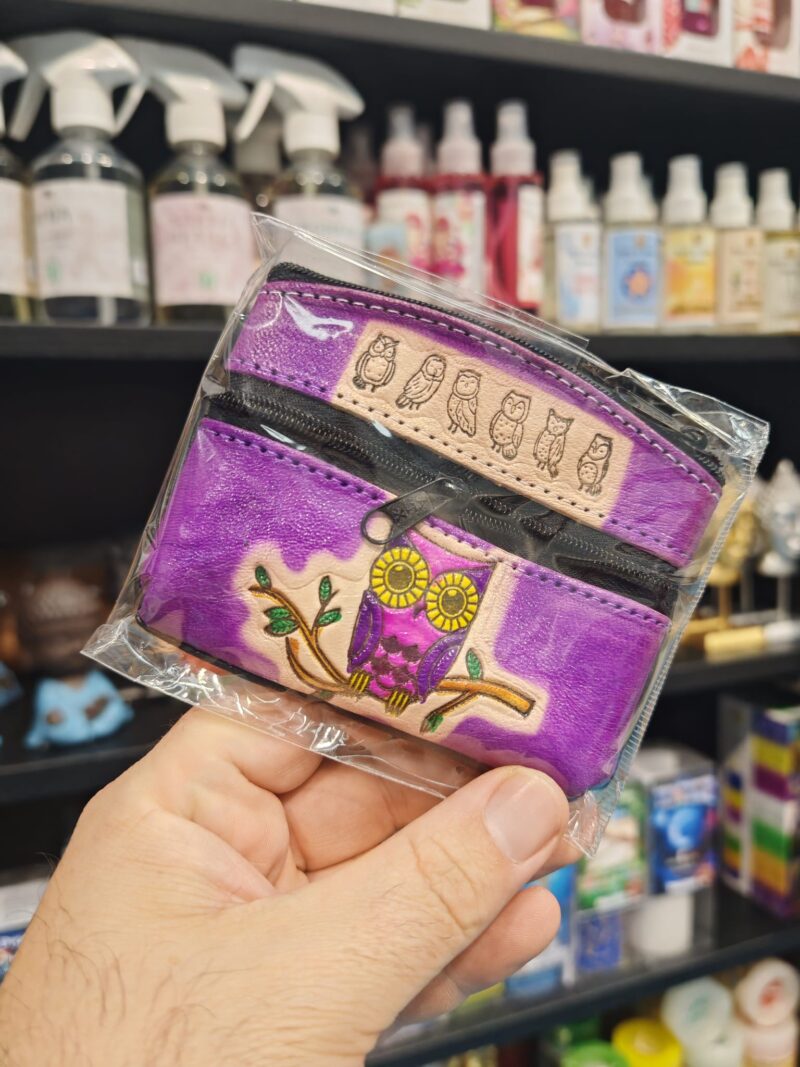 Monedero Búho Morado