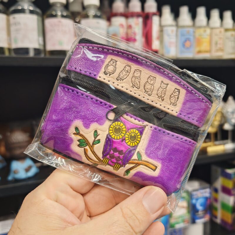 Monedero Búho Morado