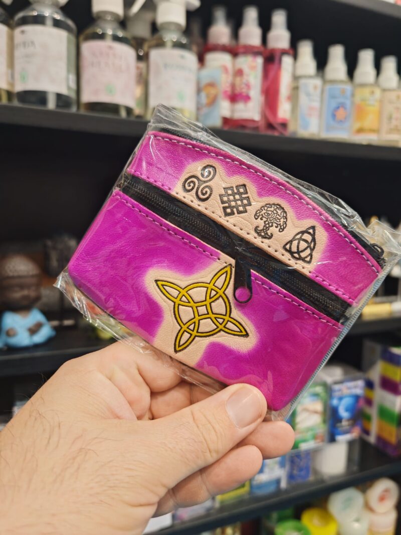Monedero Rosa Nudo de Bruja