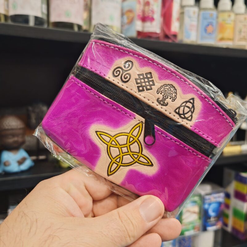 Monedero Rosa Nudo de Bruja
