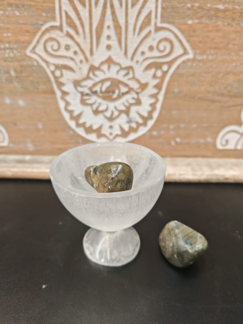 Copa Mediana de Selenita 8cm - Imagen 2