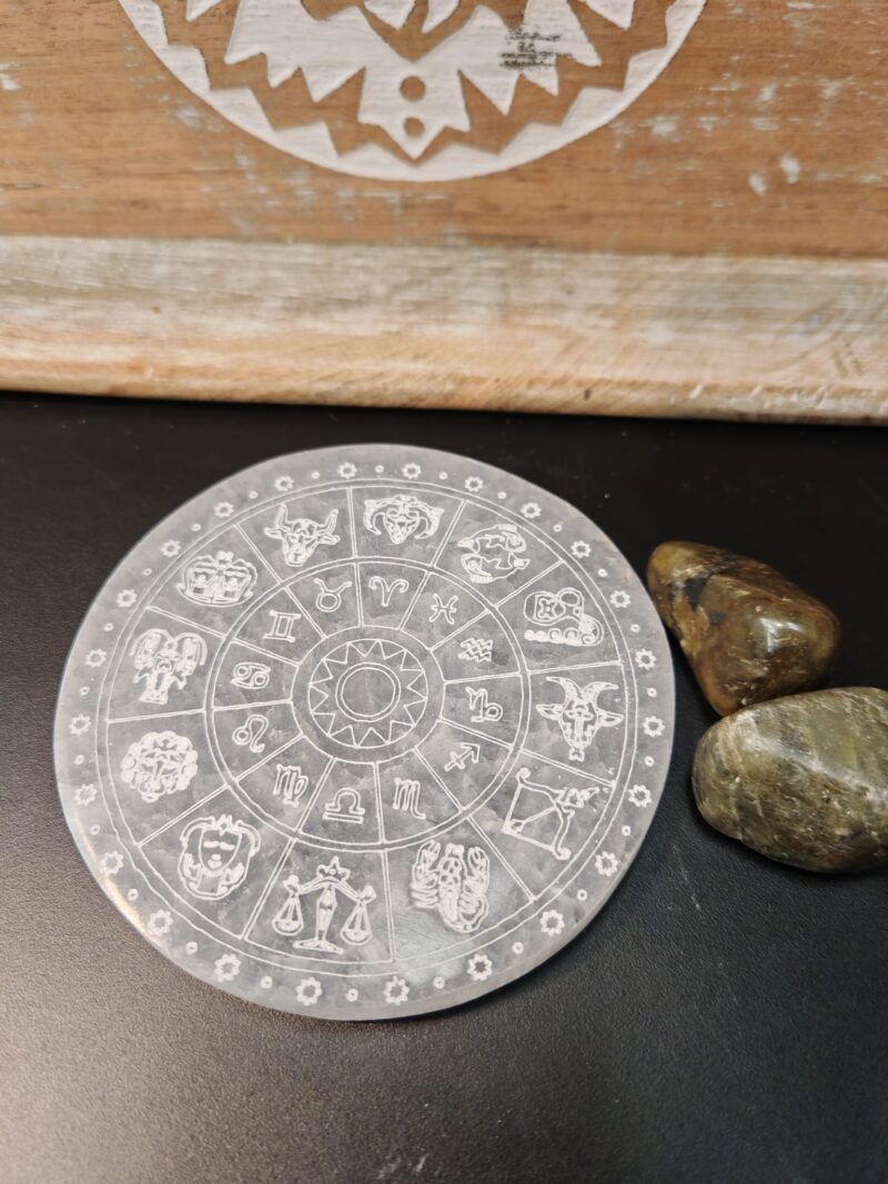 Placa Selenita Pequeña Horoscopos - Imagen 2