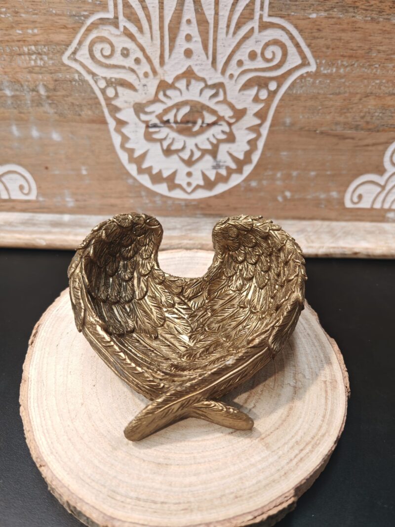 Cuenco Alas Dorado