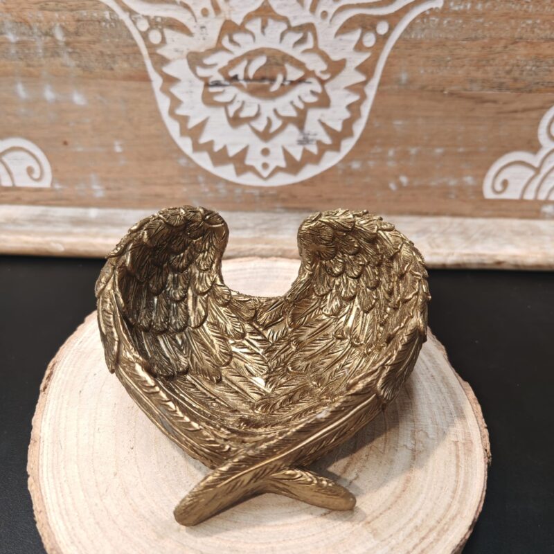 Cuenco Alas Dorado