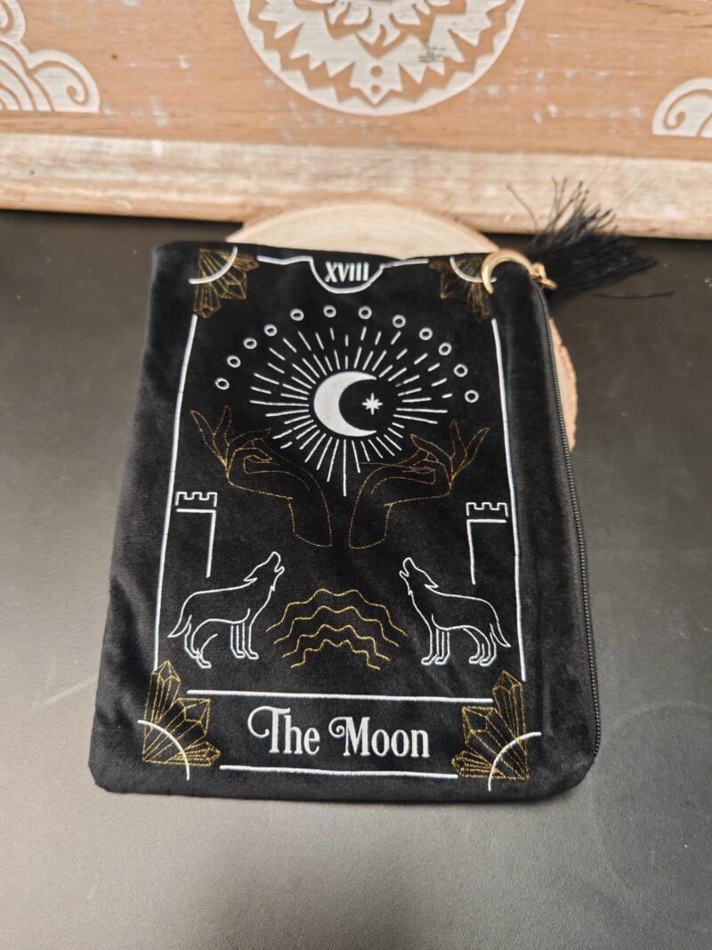 Bolsa Tarot de Terciopelo Negra