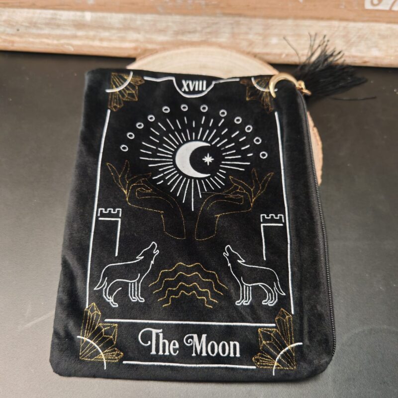 Bolsa Tarot de Terciopelo Negra