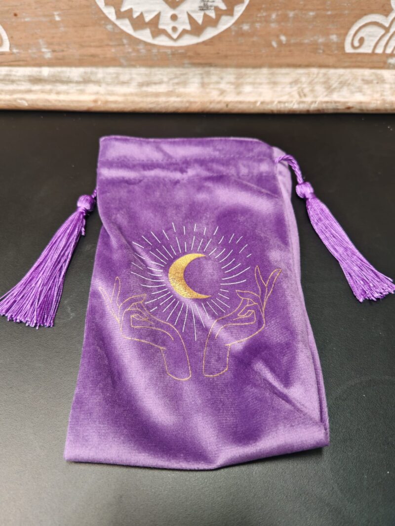 Bolsa Tarot de Terciopelo Morado