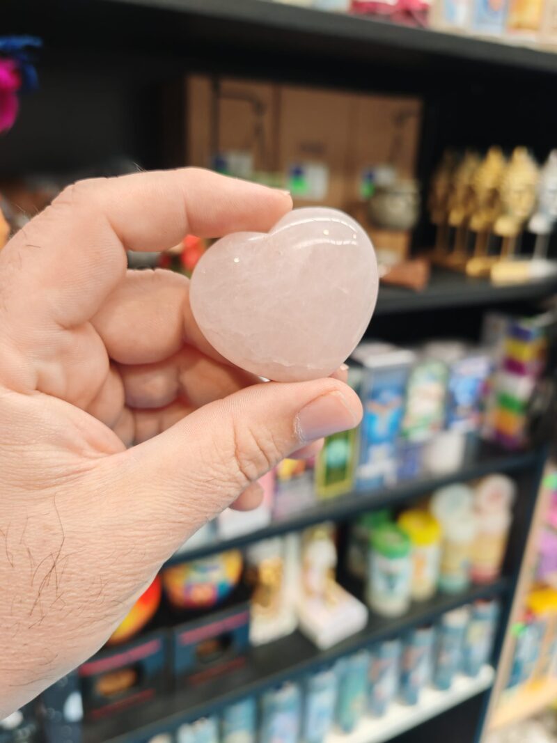 Corazón de Cuarzo Rosa