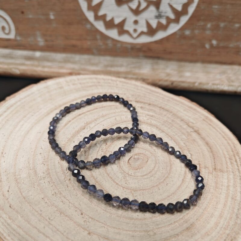 Pulsera Facetada 4-5 mm Iolita