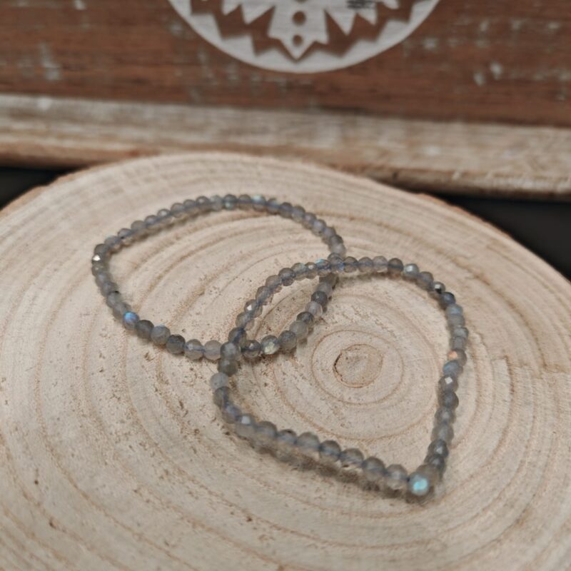 Pulsera Facetada 4-5 mm Labradorita