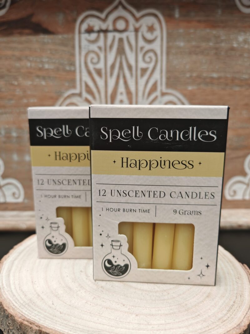 Velas para Rituales (12 uni) Felicidad