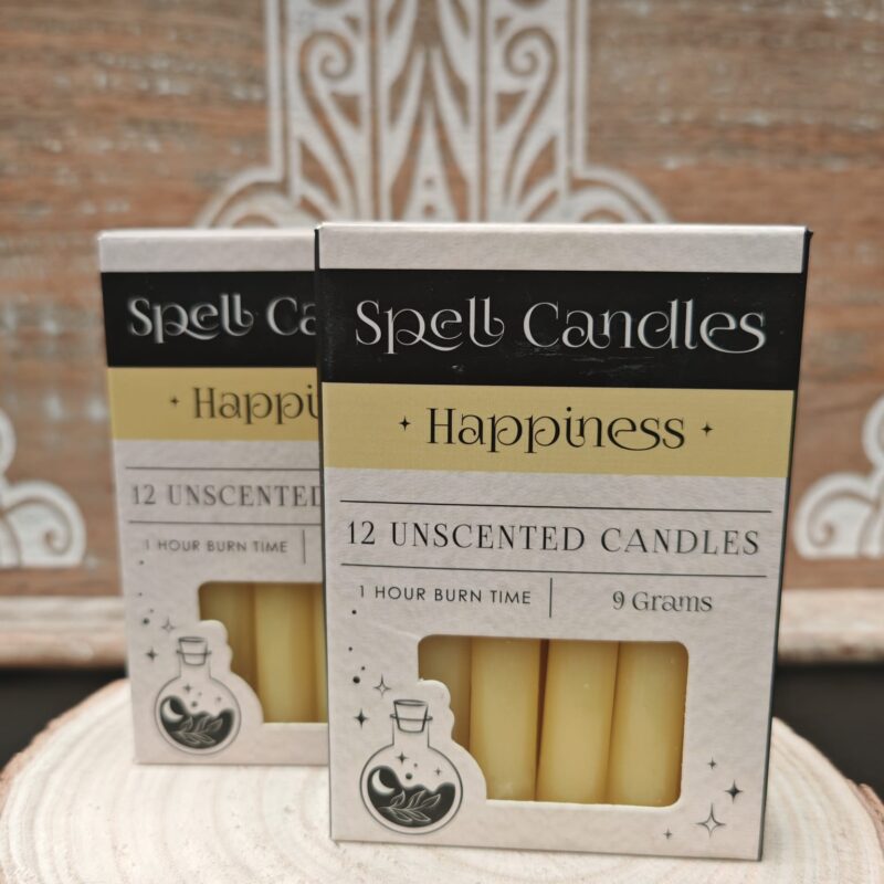 Velas para Rituales (12 uni) Felicidad