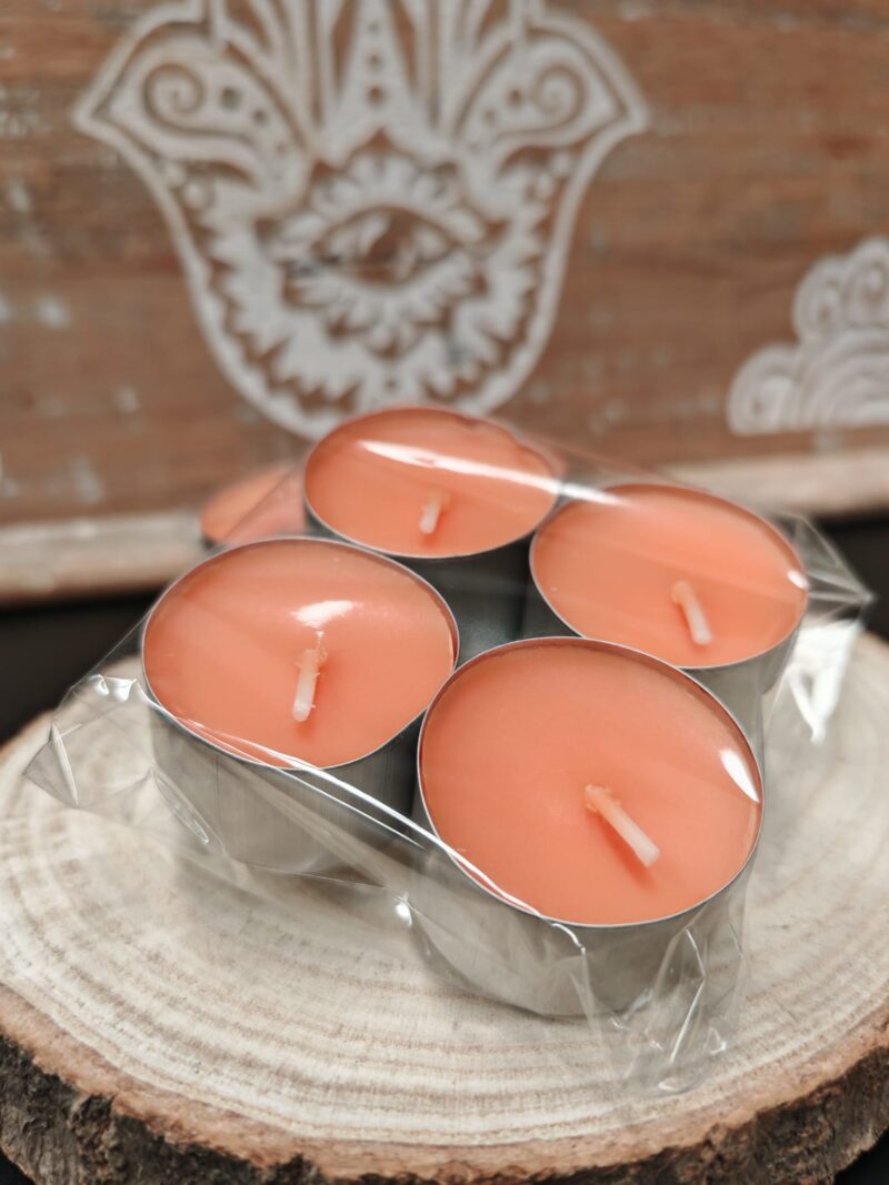 Vela de Té Aroma Naranja (4 unidades)