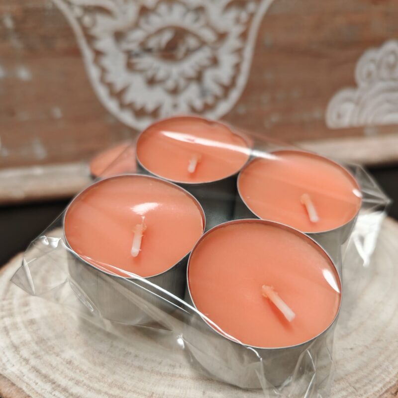 Vela de Té Aroma Naranja (4 unidades)