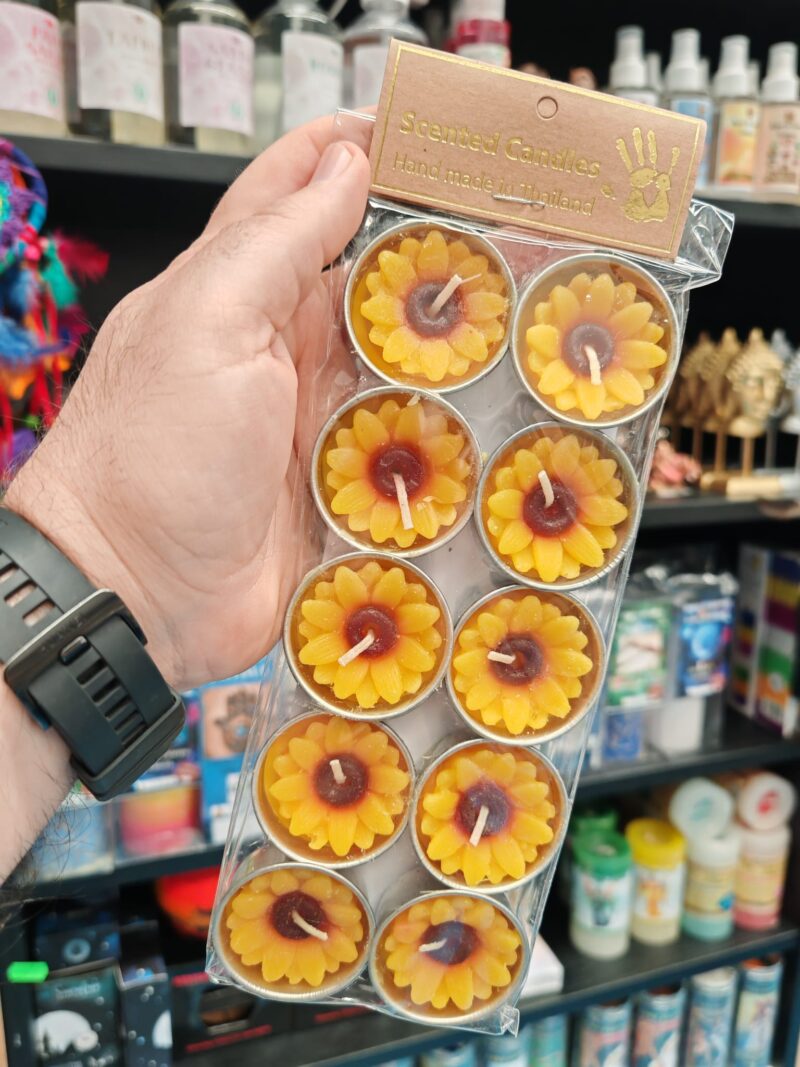 Velas Decoración Girasol