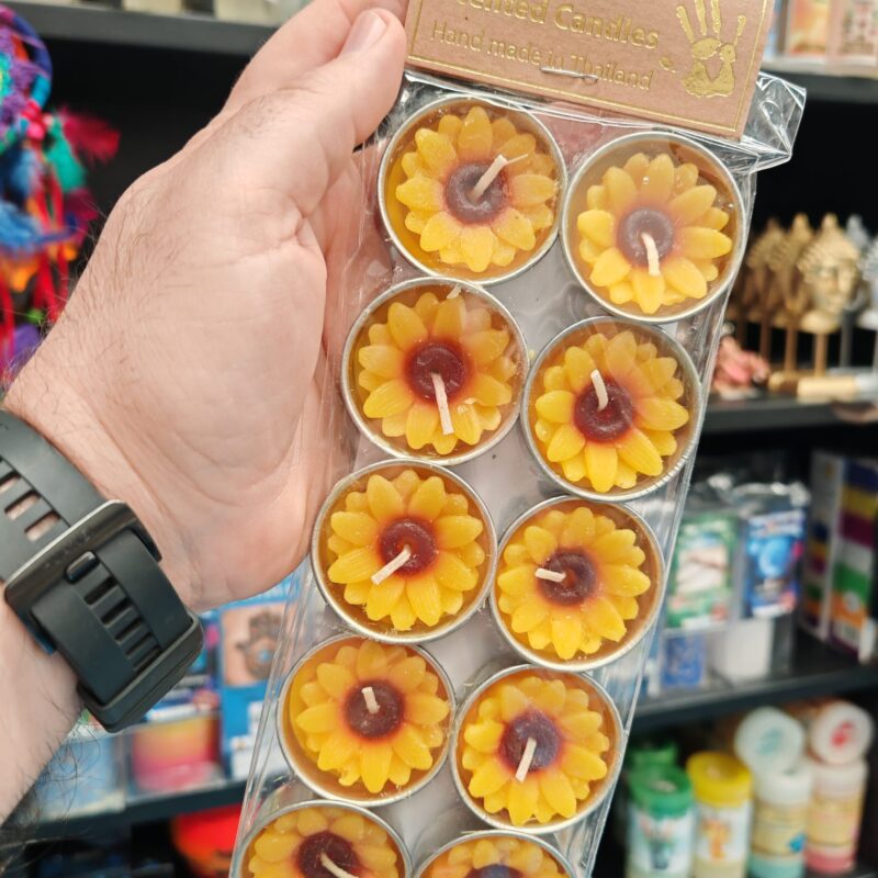 Velas Decoración Girasol