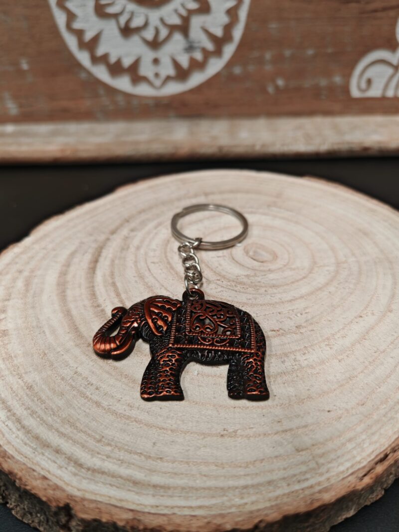 Llavero Elefante Color Bronce