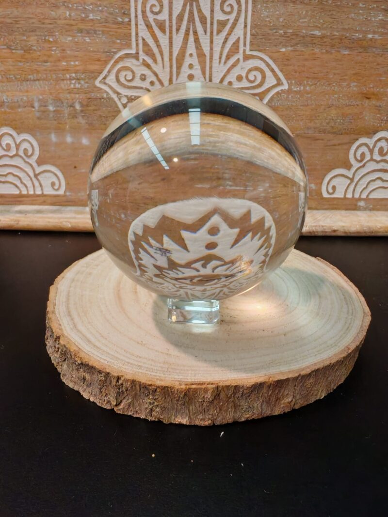 Bola de Cristal 10cm Diámetro (Sin Peana)