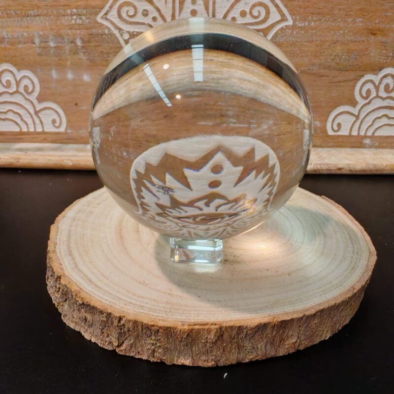 Bola de Cristal 10cm Diámetro (Sin Peana)