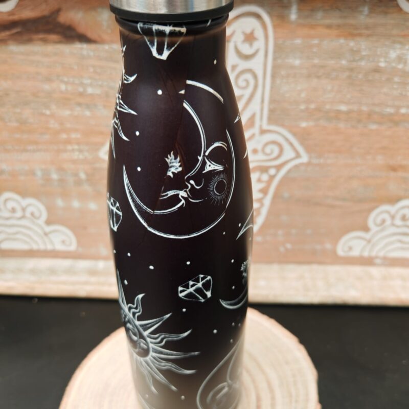 Botella Térmica Sol y Luna Negra