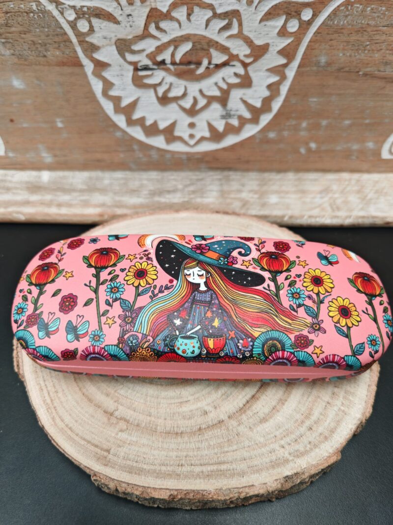 Funda para Gafas Brujita Rosa