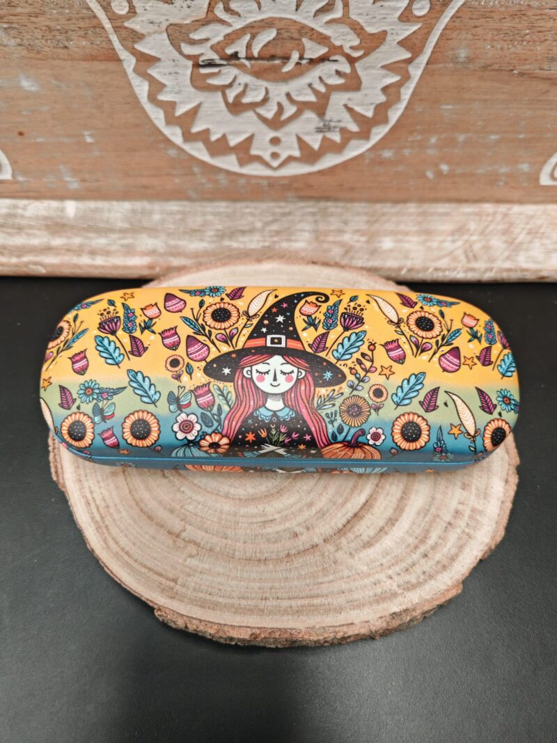 Funda de Gafas Brujita Amarilla