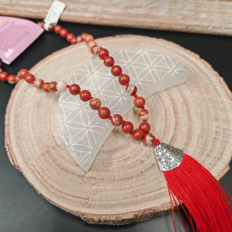 Código Sagrado Jaspe Rojo 8mm