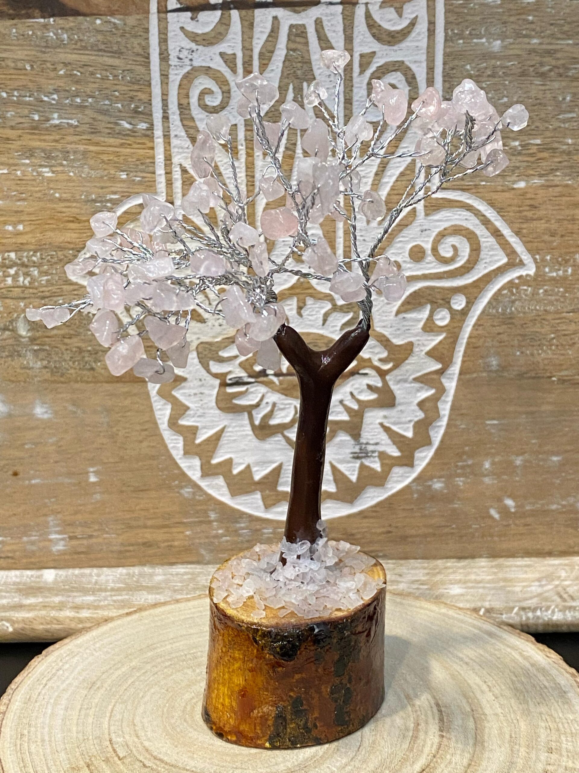Arbolito Cuarzo Rosa