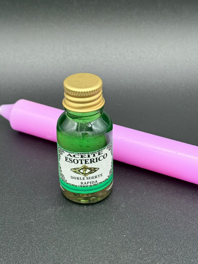 Aceite para Rituales Doble Suerte Rápida