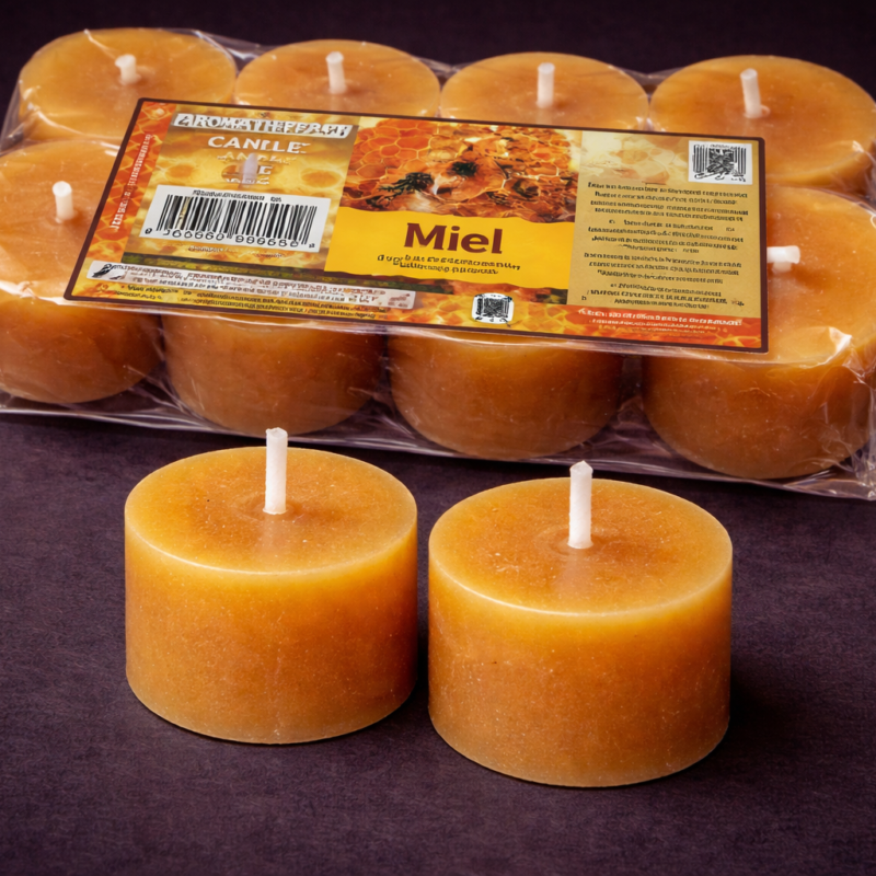 Vela de Aroma a Miel (1 Unidad)