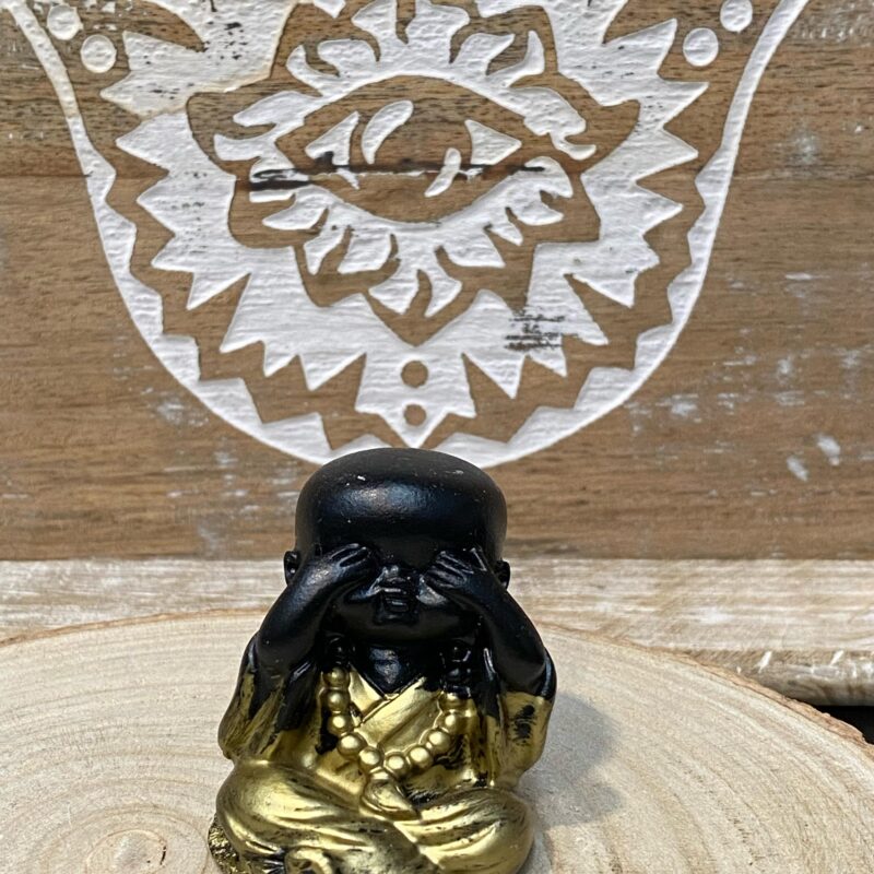 Mini Buda dorado viejo