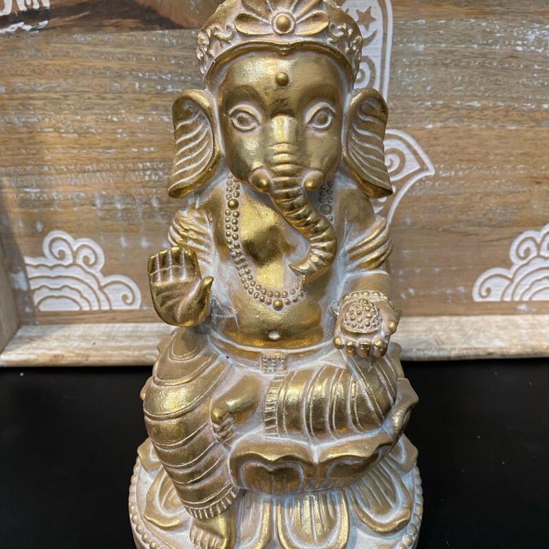 Ganeha Dorada 14.5x12.6x25.5cm