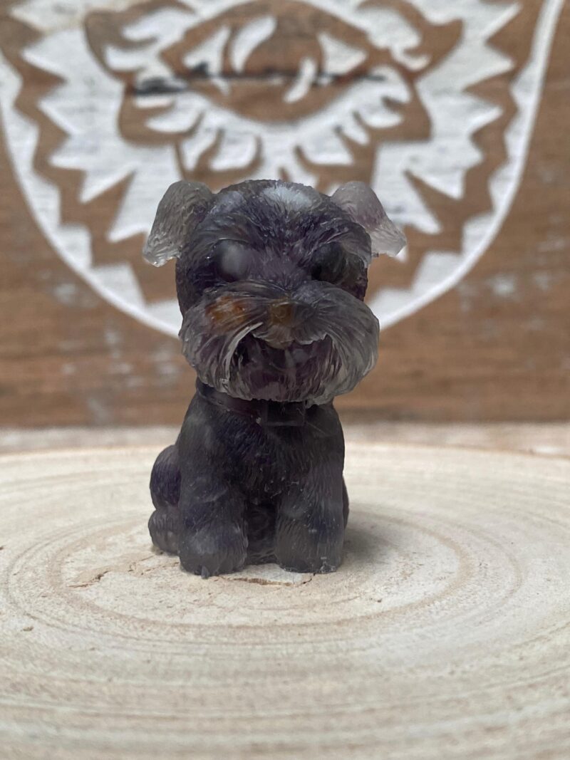 Perrito de Orgonita Amatista (4 cm)