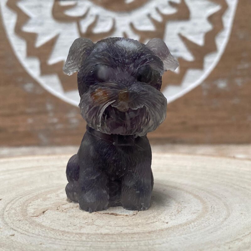 Perrito de Orgonita Amatista (4 cm)