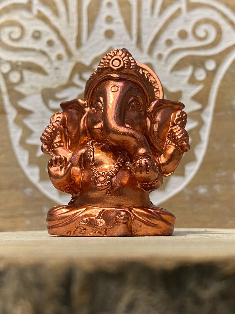Mini Ganesha Bronce (6 cm) - Imagen 2