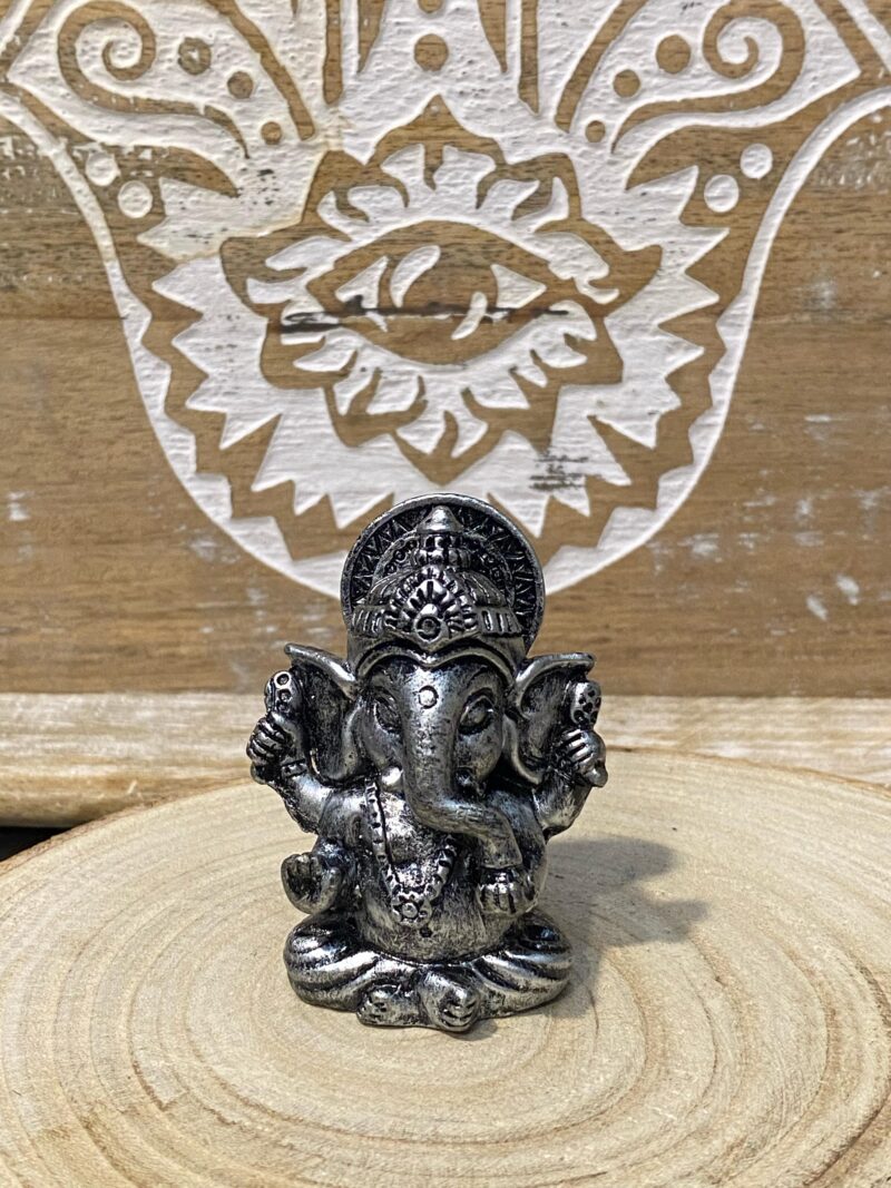 Mini Ganesha Plateada (6 cm)