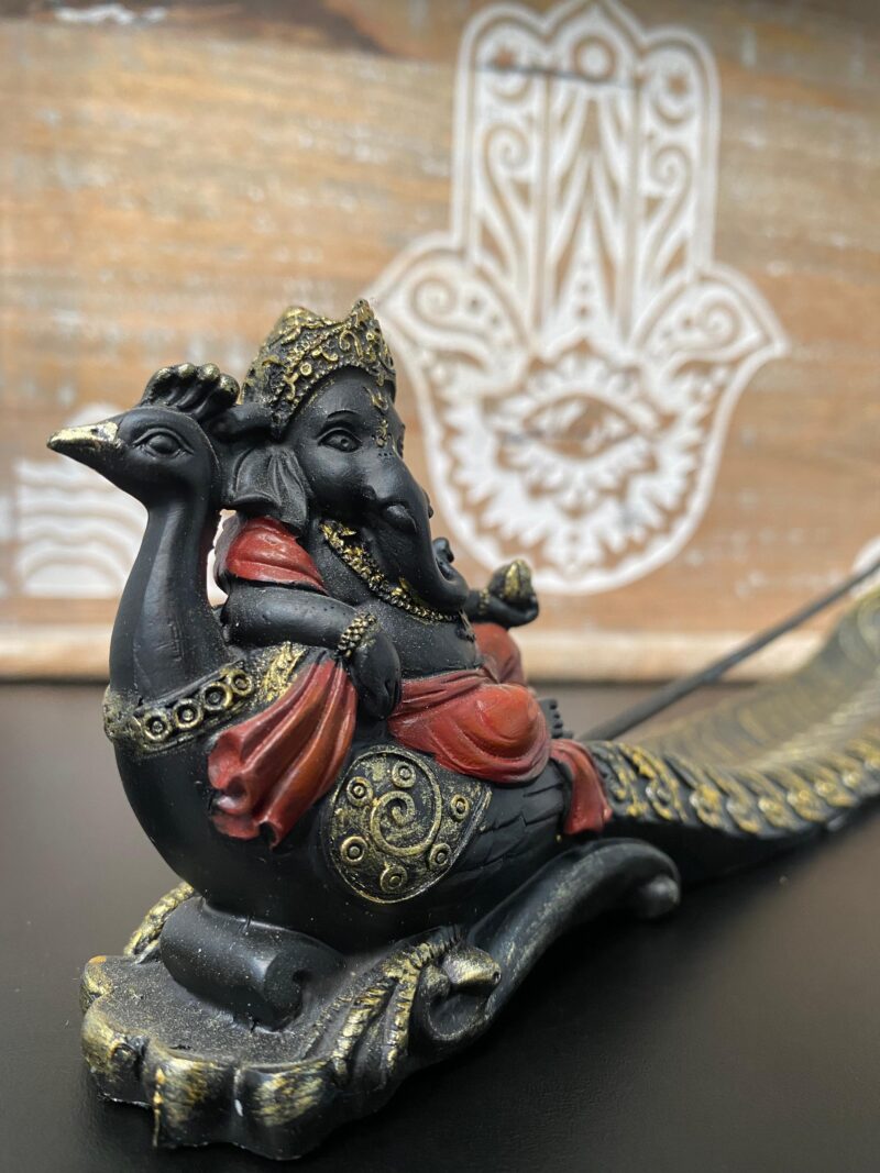 Porta Incienso Ganesha en Pavo - Imagen 2