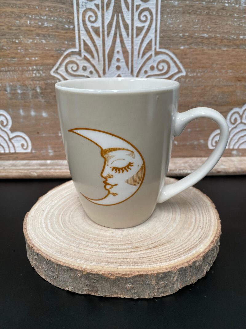 Taza Luna crema