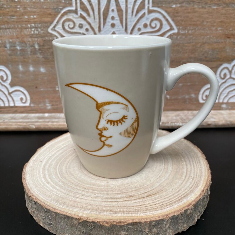 Taza Luna crema