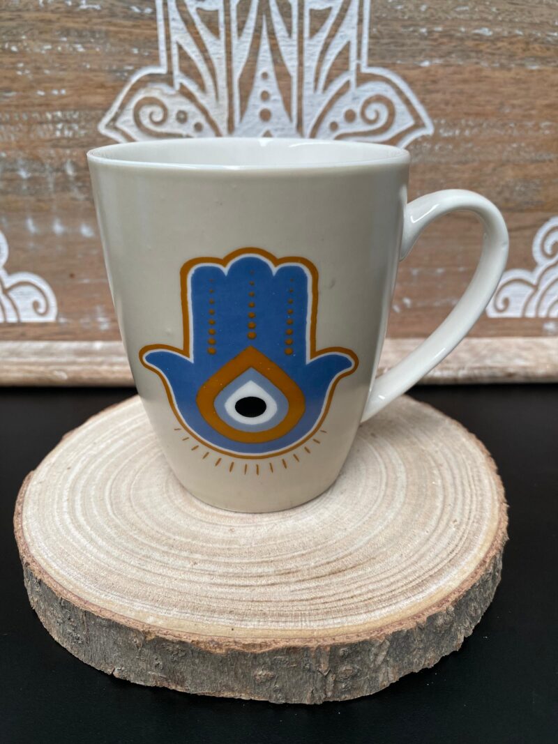 Taza Crema Mano de Fátima