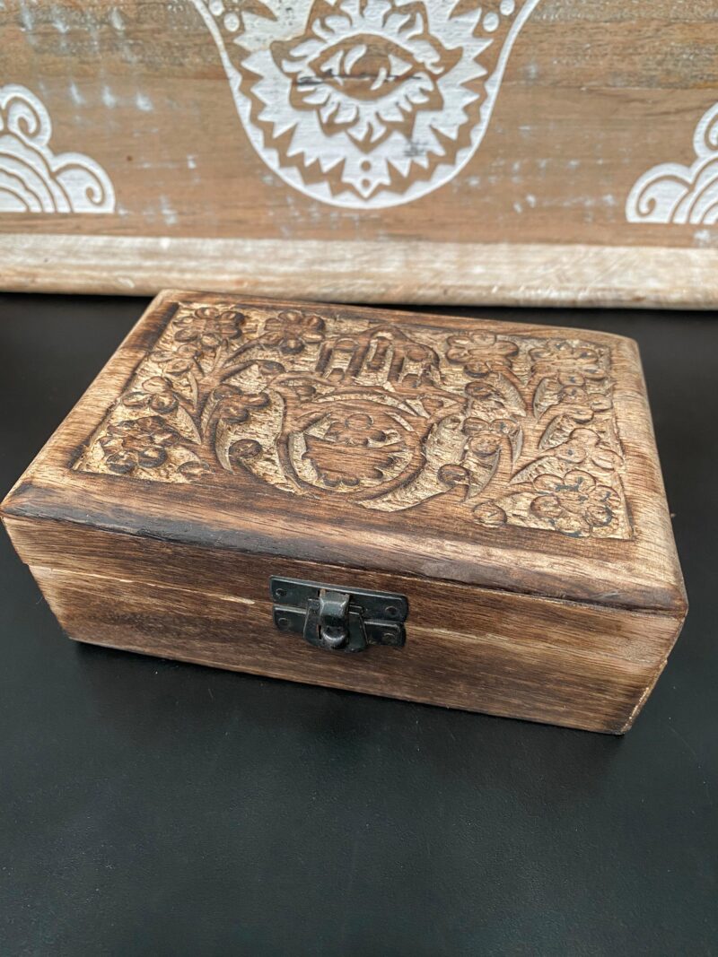Caja Madera Mediana 15x10x5.8 cm Modelo 2