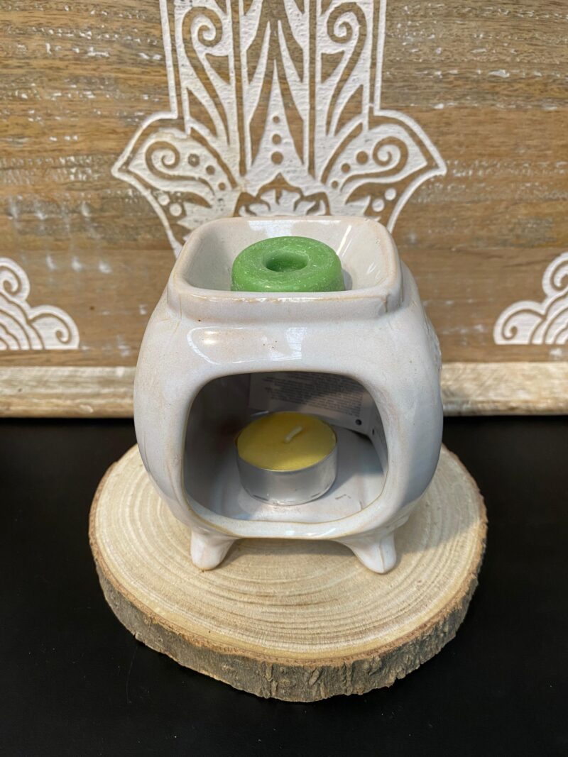Quemador de Aceite/Ceras Buda Blanco - Imagen 3