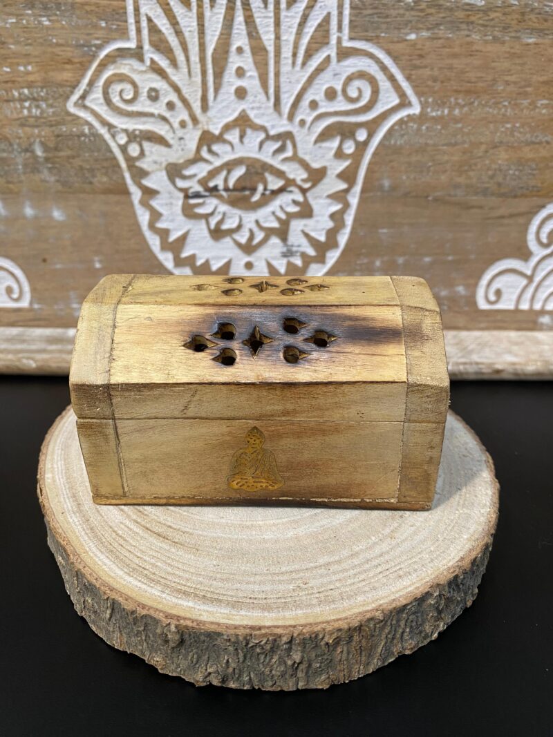Baúl Para Conos de Incienso 9x5,3x5,85cm (Buda) - Imagen 2