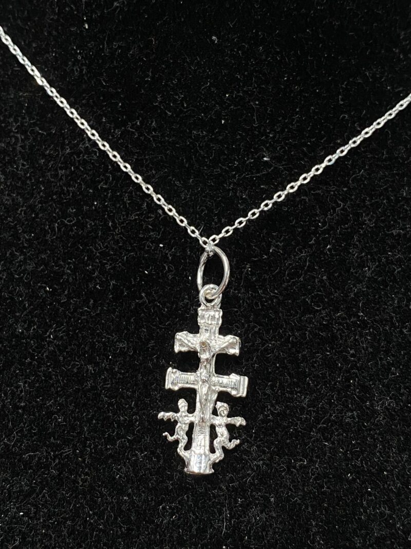 Colgante Cruz de Caravaca Plata - Imagen 2