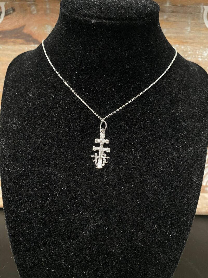 Colgante Cruz de Caravaca Plata
