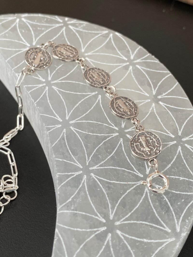Pulsera San Benito - Plata de Ley